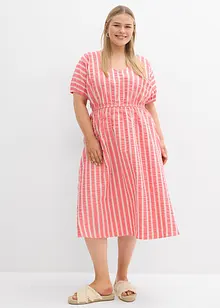 Klänning i luftig muslin, bonprix