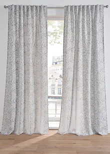 Mönstrad gardinlängd i jacquard (1-pack), bonprix