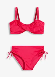 Balconettebikini i glansigt material (2 delar), bonprix