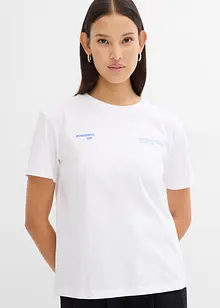 T-shirt i ren ekologisk bomull, bonprix