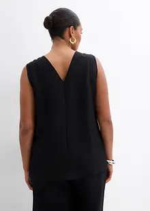 Linne av krinklad viskosmix, bonprix