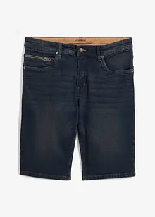 Stretchiga jeansshorts, smal passform, bonprix