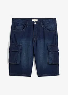 Jeansshorts med cargofickor, Relaxed Fit, bonprix