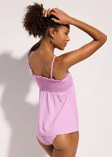 Smockad bandåtankini (2 delar), bonprix