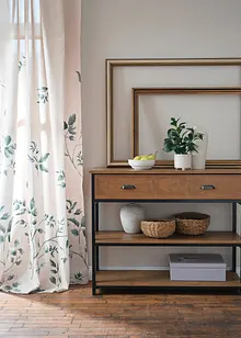 Gardinlängd i mikrofiber med återvunnen polyester (1-pack), bonprix