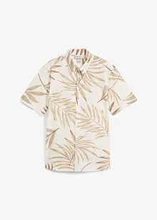 Kortärmad skjorta i ekologisk bomull, bonprix