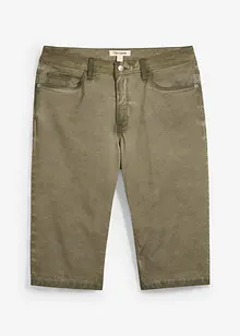 Långa shorts med tvättade effekter, Regular Fit, bonprix