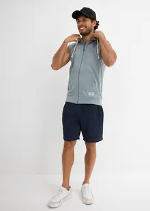 Trikåbermudas med urtvättad look, bonprix