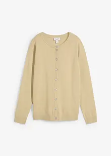 Cardigan med rund halsringning, bonprix