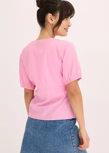 Blus med knytband, bonprix