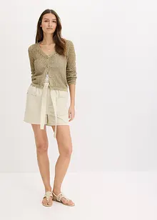 Twillshorts med knytskärp, bonprix