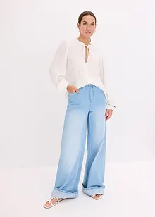 Blus med metalliserade ränder, bonprix