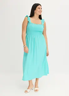 Jerseyklänning med smock, bonprix