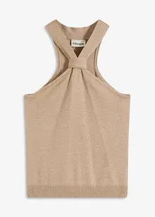 Halternecklinne med mjuk viskos, bonprix