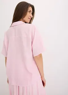 Skjortblus i oversizemodell, bonprix