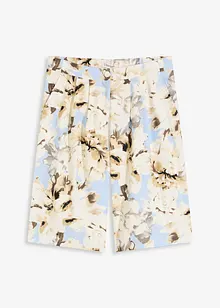 Shorts av viskos med veck, bonprix