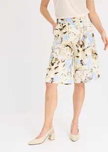 Shorts av viskos med veck, bonprix