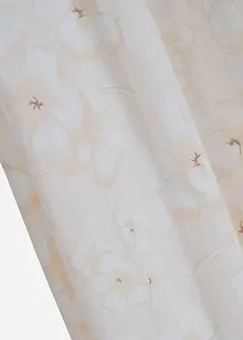 Blommönstrad gardin i återvunnen polyester (1-pack), bonprix