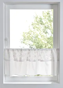 Cafégardin av ekologisk bomull med broderi, bonprix