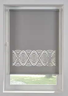 Insynsskyddande rullgardin med dekorativ kant, bonprix