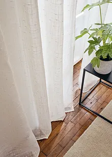 Gardin med linnelook (1-pack), bonprix