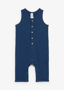 Muslinoverall i ren bomull för bebisar, bonprix