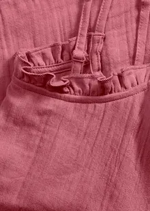 Muslinpyjamas med shorts och smala axelband, bonprix