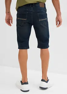 Stretchiga jeansshorts, smal passform, bonprix