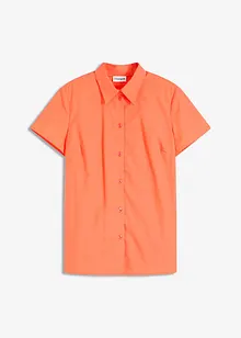 Kortärmad poplinblus, bonprix