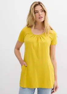 Lång topp med viskos, bonprix