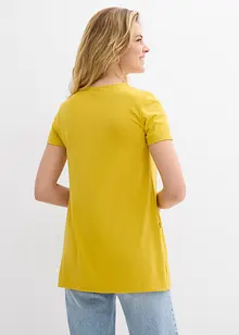 Lång topp med viskos, bonprix