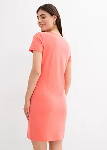 Jerseyklänning i ekologisk bomull med stretch, bonprix