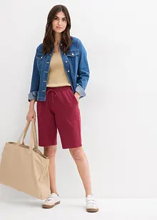 Sweatshorts av ren bomull, bonprix