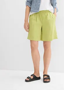 Bermudas i linne och bomull, bonprix