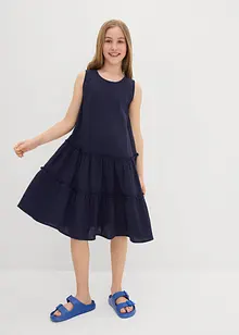 Mellanlång muslinklänning för barn, bonprix
