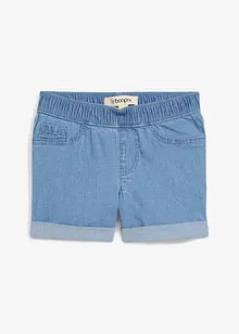 Jeansshorts med medelhög midja, bonprix