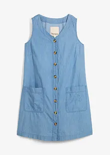 Jeansklänning av ekologisk bomull, bonprix