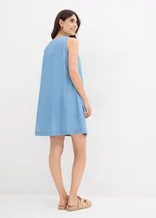 Jeansklänning av ekologisk bomull, bonprix