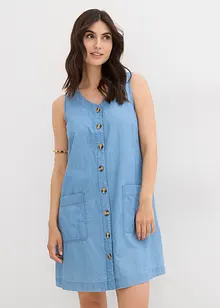 Jeansklänning av ekologisk bomull, bonprix
