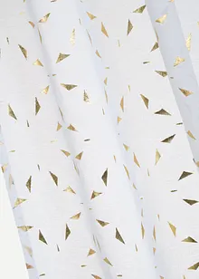Gardin med återvunnen polyester och glansigt tryck (1 styck), bonprix