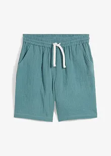 Dra på-shorts för barn i luftig muslin, Loose Fit, bonprix