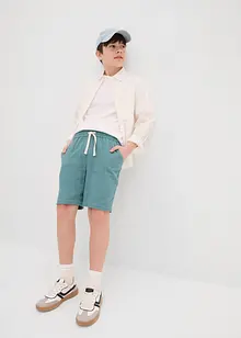 Dra på-shorts för barn i luftig muslin, Loose Fit, bonprix