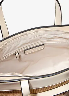 Shoppingväska med halmlook, bonprix