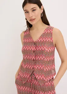 Väst med virkad look, bonprix
