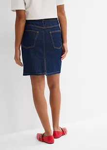 Jeanskjol Mid Waist, Low Stretch, bonprix