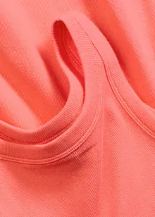 Ribbstickat linne med ekologisk bomull, bonprix