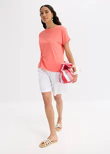 T-shirt med knutdetalj, bonprix