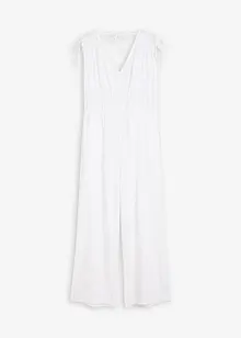 Jumpsuit i kräppat material med struktur, bonprix