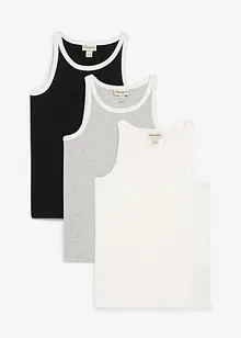 Linne i ekologisk bomull för barn (3-pack), bonprix