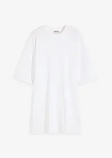 Jerseyklänning i tjockt material av ekologisk bomull, bonprix